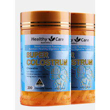 澳洲牛初乳咀嚼片儿童中老年奶片200片*2瓶球蛋白