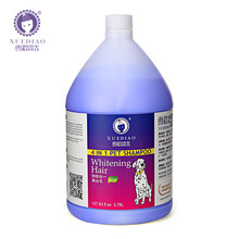 宠物沐浴露雪貂留香狗狗沐浴露雪貂大桶幼犬猫咪白毛去污红棕滋养护毛 白色毛大桶3.78L