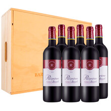 超市	
拉菲（LAFITE）罗斯柴尔德 珍藏梅多克干红葡萄酒 750ml*6瓶 六支木箱装 法国进口红酒