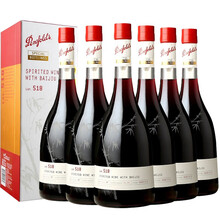 超市	奔富（Penfolds）澳洲原瓶进口红酒 富邑集团授权 奔富特瓶Lot. 518加强型 750ml*6瓶 整箱装