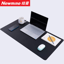 纽曼 Newmine 鼠标垫超大号苹果办公室桌垫笔记本电脑垫键盘垫书桌写字台桌面垫 90x45cm 单面黑色