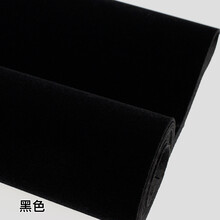 黑色背胶绒布汽车不干胶植绒布摄影吸光柜台展示道具自粘绒布衬布布料
