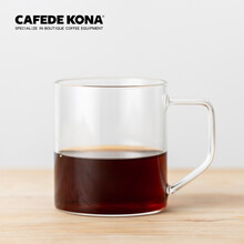 CAFEDE KONA 咖啡杯 透明喝咖啡杯子 水杯 茶杯玻璃杯 耐热小杯子360ml 360ml
