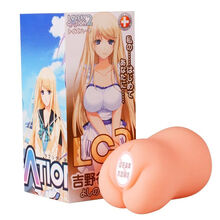 对子哈特日本进口男用lC2动漫名器迷你R20真隂臀倒模二次元飞机杯男性自慰器成人情趣用品恋爱物语 吉野谷星音175g-100mm