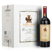 超市	西夫拉姆红酒 酒堡30年树龄赤霞珠 干红葡萄酒 750ml*6瓶 整箱装