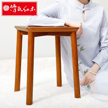 滑氏红木红木家具缅甸花梨（学名：大果紫檀）实木凳子家用 圆凳化妆凳备餐凳 四季凳