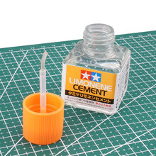 田宫胶水辅料高达模型工具专用速干溜缝水贴软化剂军事拼装制作粘合胶水 橙味胶水40ML 87113