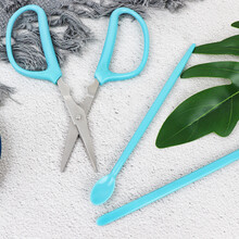 德国法克曼 Fackelmann大闸蟹工具螃蟹剪螃蟹针套装彩色ABS 5530181 兰色