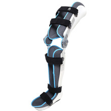 麦德威（medwe）医用长腿固定矫形器 可调节下肢固定支具 膝关节固定支具 足踝固定护具 角度可调款/右腿 L