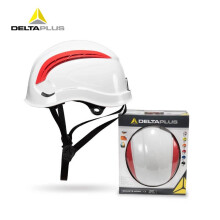 代尔塔 运动 透气型头盔 通风型 登山 骑行 越野安全帽子头盔 102202 白色