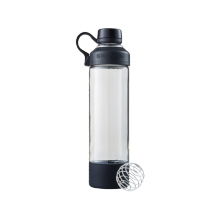 Blender Bottle 摇摇杯运动健身水杯玻璃水壶蛋白粉搅拌球奶昔杯20oz 黑色