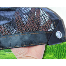 遮阳网3针黑色隔热防晒网园艺花卉阳台庭院绿植遮阴网太阳网 黑色三针(3米*5米)