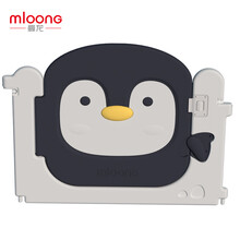 曼龙宝宝游戏围栏婴儿爬行垫学步防护栏儿童安全栅栏室内玩具新品 企鹅围栏单片门栏