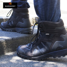 意大利噶蒙特（Garmont）T4 TOUR 户外战术中帮轻量防水户外徒步旅游通勤运动战术鞋靴 战术黑 43