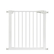 狗狗门栏杆可伸缩免安装大中小型犬护栏防猫栅栏门围栏泰迪金毛室内家用隔离狗笼门挡板人宠共用宠物用品 适用宽107-116.9CM 经典白 高度78CM 间隙4.5CM