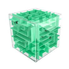 魔域3D立体迷宫球玩具走珠儿童智力开发益智专注力训练球平衡魔方 大号9.5CM绿色