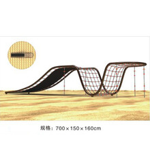 定制户外爬网幼儿园大型异形钻网儿童拓展攀爬笼钻洞组合游乐设备 攀爬网700*150*160cm 带胶垫