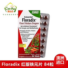 德国进口铁元(Salus Floradix)红铁 女性孕妇补铁补血果蔬营养口服液 500ml 铁元片 铁元红铁片剂补铁片84粒
