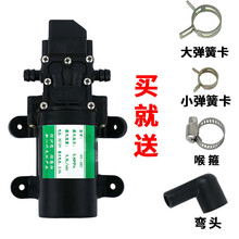 农用电动喷雾器水泵高压大功率12V马达喷雾器农用电动超高压水泵隔膜泵 智能泵+4配件