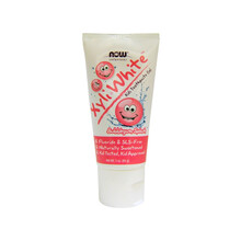 NowFoods诺奥 木糖醇儿童洁牙凝胶牙膏 预防蛀牙龋齿清新口气去牙菌斑牙渍加强牙釉质保护牙龈 泡泡糖味，85克