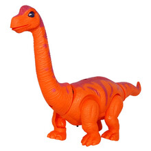 海阳之星 电动恐龙玩具仿真动物模型会下蛋2-3-4岁儿童生日礼物圣诞节 橙色腕龙