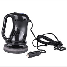 车载12V自助打蜡机美容工具汽车抛光机车辆地板漆面划痕修复封釉打磨机 二代黑色中文包装