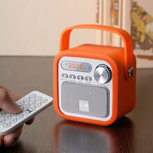 汇典儿童早教机国学机经典听读机故事机小学生学习机益智玩具同步小学教材 橙色 蓝牙版国学机内含9999首曲目+目录