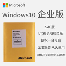 微软正版系统windows10/Win10专业版/企业版实物支持多国语言 专票 win10企业版LTSB实物