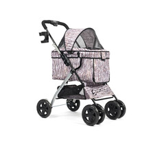 Edenpetz/宜德士 宠物推车外出便携手推车狗狗车猫咪小推车宠物狗出行遛狗车宠物用品 3D树纹