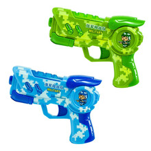 1-2-3岁小孩电动音乐枪声光小男孩儿童玩具宝宝玩具枪 组合5(2把) 送电池