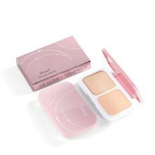 拉美拉粉饼定妆粉干湿两用 控油遮瑕修容不卡粉气垫粉扑散粉蜜粉学生网红同款5005 03#自然色