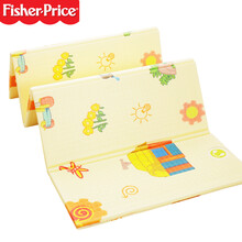 费雪fisher-price 爬行垫 XPE双面机械折叠垫 加厚婴儿客厅家用游戏地垫 开心农场180*200*1cm