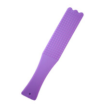 麦安康 台湾经络拍拍痧板经络养生拍按摩拍打板拍打器背部柔软硅胶加长 紫色