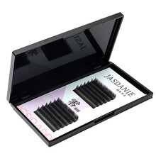 睫丝丹尼 嫁接睫毛貂毛风吹动空气种植假睫毛超柔软自然浓密水貂毛双毛尖 翘度-B 长度-8mm