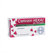 【JD物流】Hexal Cetirizin赫素抗过敏性鼻炎 抗花粉过敏 荨麻发痒皮炎红肿瘙痒 2岁+ 2岁以上 片剂20粒(1830152) 德国直邮原装进口