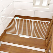 聚悠宠狗狗围栏宠物栅栏狗栏杆儿童安全门栏家用室内隔离栏门婴儿楼梯护栏挡金毛大型犬泰迪小型犬防护栏 适用宽度162-168cm 高度100cm