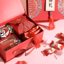 徐福记结婚喜糖礼盒 成品礼盒 结婚订婚 礼物 送伴娘 女友