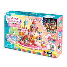 卡乐淘超轻粘土奶油土套装女孩手工diy做蛋糕玩具儿童黏土橡皮泥 我的甜心城堡