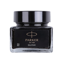 派克（PARKER）墨水 派克钢笔水 不堵塞笔尖 非碳素墨水 迷你小墨水 【黑色-30ML】