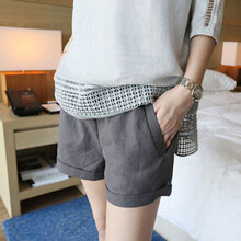 2020新款孕妇装夏装运动短裤夏季夏款时尚薄款外出外穿安全打底裤子夏天宽松裤托腹春夏春秋夏装孕妈装 烟灰色 L