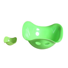 感统训练器材幼儿园乌龟壳旋转盘户外体育转盆儿童早教玩具背家用 淡绿色（买大送小）