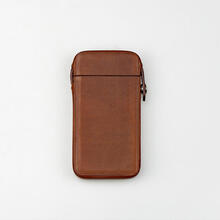 一皮 one leather 细烟盒20支装 可以整盒装 植鞣牛皮收纳盒 可装爱喜ESSE南京烟 咖啡棕