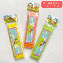 儿童口琴初学木质16孔吹奏乐器幼儿园小学生音乐玩具迷你小口风琴 塑料口琴随机三把