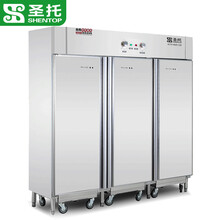 圣托（shentop）高温消毒柜立式商用大容量热风循环 餐厅酒店幼儿园厨房专用消毒柜 三门推车(RTP1800-D9)