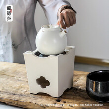 龙隐斋白泥电陶炉家用小型功夫茶具煮茶炉智能定时静音烧水电茶炉 兰亭