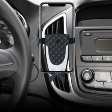 车载手机支架 竖出风口730宝骏 560空调口卡扣式车上导航支驾支撑 经典款 银色