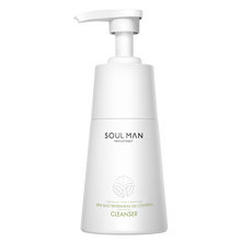 极男（SOULMAN）除螨海盐洗面奶男控油粉刺黑头补水保湿细致毛孔男士洁面乳套装学生 除螨洁面乳200g