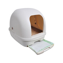 佳乐滋Gaines猫砂盆 日本进口双层猫砂盆套装 全封闭式猫砂盆套装