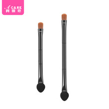 阿嚓热 眼影棒海绵双头眼影刷子便携化妆刷初学者彩妆工具 中号1支+大号1支 其它材质
