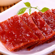 百草味猪肉零食肉脯肉干果木炭烤肉猪脆骨肉相连 猪肉脯60g（口味随机）